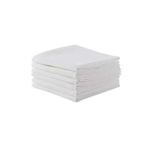 Saco de farinha toalhas, panos de prato 100% algodão, panos de prato em branco para uso de cozinha com estampa personalizada DIY (branco) - Product Image 2