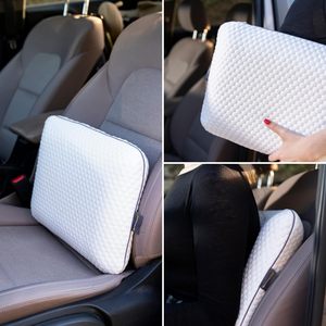 Almohada de Viaje MEFOPILO de Espuma Viscoelástica, 15.75x11.81x3.94 Pulgadas, Almohada Portátil para Dormir en Campamentos - Product Image 2