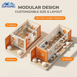 Container in Acciaio Espandibile Prefabbricato Dayang <span class=keywords><strong>per</strong></span> Ristoranti, Chioschi Fast Food, Container Mobili <span class=keywords><strong>per</strong></span> Case Container da <span class=keywords><strong>Esterno</strong></span> - Product Image 2