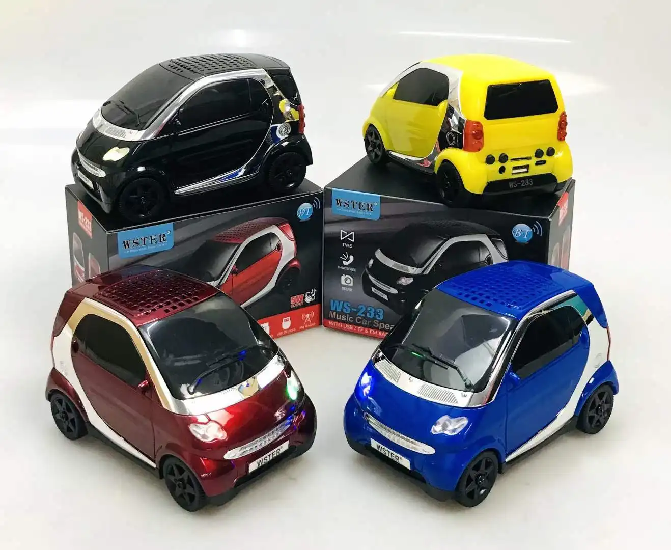 Мини-модель автомобиля, звуковой ящик для такси, сабвуфер, Bluetooths, динамик с мигающим светом, модель автомобиля, Подарочный динамик для ребенка