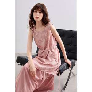 Demana Faux Two Piece Floral Print Dress Women Summer Romantic Flowy Chiffon A Line Skirt - Product Image 3