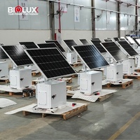HiTOP Mini Mobile Solar Kit dengan MPPT dan Dukungan Baterai Lithium untuk Sistem Kamera AI-Power untuk Lokasi Konstruksi