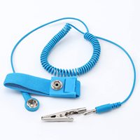 Dragonne antistatique de vente directe d'usine avec sangle de cheville de mise à la terre boucle électrostatique produit de sécurité de bracelet antistatique