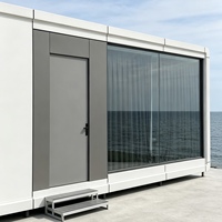 Conteneur mobile en acier personnalisable et détachable de 20 pieds, design moderne, avec électricité intégrée, étanche, pour habitation complète