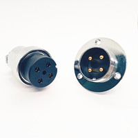 Conectores Eléctricos de Aviación DIN de 4 Pines Serie GX30, Conectores Circulares Macho y Hembra, Precios Competitivos