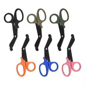 Camping Hiking Climbing EMT Shears-Heavy Duty Steel Waterproof Emergency Bandage Cutting <b>Tool</b> for Wilderness Survival Tour Use - Product Image 2