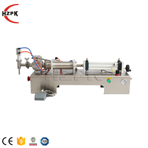 เครื่องบรรจุของเหลวกึ่งอัตโนมัติ HZPK เครื่องบรรจุขวดของเหลว เครื่องบรรจุซอสมะเขือเทศ เครื่องบรรจุครีมเครื่องสำอาง - Product Image 3