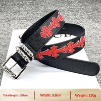 Ceinture CH Crocodile Holy Sword en alliage pour homme, style vigne ajourée, modèle Evergreen, style identique à celui des célébrités, perforée, rétro, motif cœur