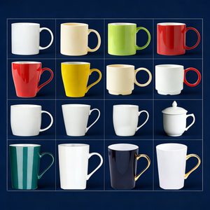 Wholesale OEM <strong>Small</strong> or Large Blank White Porcelain Cup Custom Logo Tazones Printed Design Assorted Ceramic Coffee <strong>Mug</strong> - Product Image 4