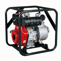 Pompes auto-amorçantes diesel pour l'irrigation agricole, 2, 3, 4, 6 pouces, avec une hauteur de refoulement totale de 26 m, pour eau propre en ferme