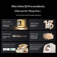 Projecteur intelligent AI haut de gamme Xiaoming.Q5 Pro 1080P 4K compatible Android 13, léger (2,2 kg), pour cinéma maison et extérieur