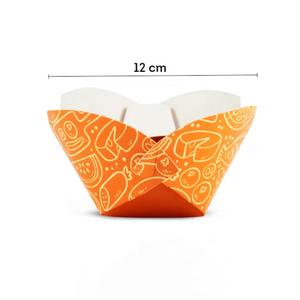 <span class=keywords><strong>Plateau</strong></span> de bateau jetable écologique imprimé sur mesure avec gaufrage en papier kraft, matériaux recyclés pour les sushis et la restauration rapide - Product Image 2