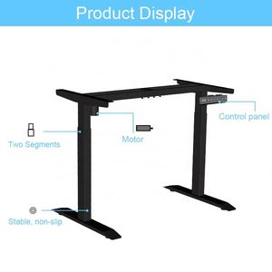 <span class=keywords><strong>Amazon</strong></span> điện liftheight có thể điều chỉnh 720-1220mm văn phòng/nhà máy tính bàn khung PC/máy tính xách tay đứng bảng kim loại chân kim loại khung - Product Image 2