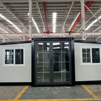 Maison préfabriquée pliable de 30 pieds à double aile extensible pour la vie en famille