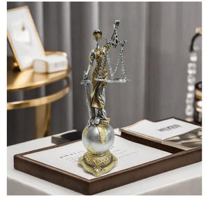 Statue de Noël d'ange en résine pour décoration de la maison, écailles de dame, sculpture personnalisée, peinte à la main, pour décoration intérieure - Product Image 2