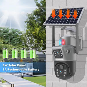 Hongglobal <span class=keywords><strong>8MP</strong></span> 4k ngoài trời năng lượng mặt trời Powered không dây surveil CCTV <span class=keywords><strong>Camera</strong></span> V380 Pro 4G Sim thẻ ngoài trời wifi an ninh năng lượng mặt trời máy ảnh - Product Image 4