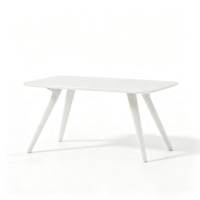 Table d'appoint sur mesure ODM/OEM avec pieds de trépied stables et finition mate, idéale pour les projets de rénovation de restaurants et appartements