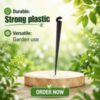 Support de tuyau d'irrigation agricole en plastique de 11 cm (h) pour micro-tubes capillaires de jardin, idéal pour l'arrosage des plantes en serre - Vente en gros
