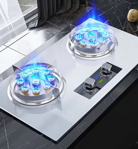 Eingebautes 2-Flammen-Gaskochfeld aus Edelstahl mit elektronischer Zünd klasse Energie effizient für den Hausgebrauch im Freien - Product Image 3