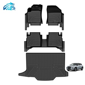 Tapis de sol de voiture TPE complets avant/arrière de qualité supérieure, 3 pièces toutes saisons, 1 tapis de coffre pour Suzuki FRONX HYBRID 2025 - Product Image 1