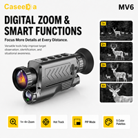 Caméra thermique monoculaire MV6 640x512 avec télémètre laser, WiFi, IP66, enregistrement photo et vidéo pour la chasse