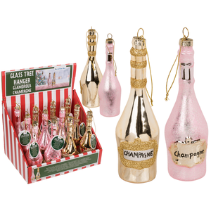 Cintre d'arbre en verre, Champagne glamour, - Product Image 1