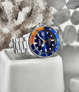 Custom Depth <span class=keywords><strong>Master</strong></span> Suiza Movimiento automático Reloj de buceo de acero inoxidable para hombres con correa de reloj de gama alta - Product Image 3