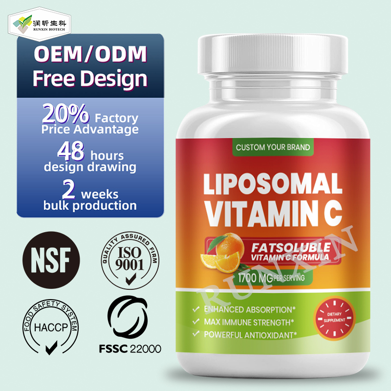 Natural Vitamin C Capsules Vitamin D3