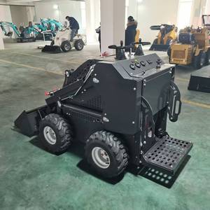 New Mini Garden Skid Steer Loader with EPA Engine Front Loader Crawler 2-4 Ton Rated Load Bucket Attachment <b>Small</b> <b>sliding</b> mixer - Product Image 5
