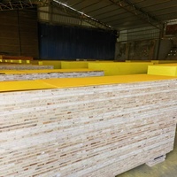 Panneau de coffrage jaune moderne réutilisable 3 plis en contreplaqué d'épicéa 21 mm, étanche, pour système de coffrage de colonnes, dalles et poutres en béton