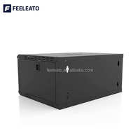 Rak Kabinet Server Jaringan 19 Inci 12U dengan Pintu Kaca untuk Pusat Data, Harga Pabrik