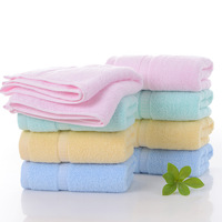 Towels Made of Bamboo Fiber, Soft and Absorbent, Plain Color