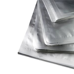 3 Side Seal Argento Puro Foglio di Alluminio di Calore Conservazione Degli Alimenti Sacchetti di Imballaggio Richiudibile di Alta Barriera Per Il Lungo Termine - Product Image 3
