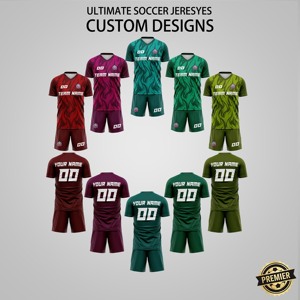 Fabrika Özel Baskılı Nefes Alabilen Yazlık Kısa Kollu Futbol Forması Seti Unisex Futbol Forması XL - Product Image 2