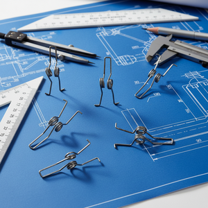 Ressorts de torsion gauche/droite en acier à ressort de haute qualité de 0,4 mm personnalisés pour les luminaires électriques - Product Image 4