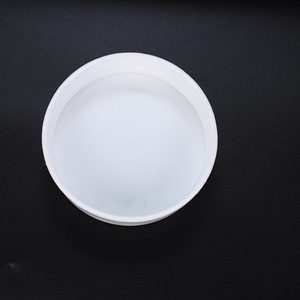 White Round Resin <b>Pot</b> Tray Lightweight Durable For Desktop Floor <b>Standing</b> Use - Product Image 1