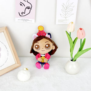 Bambola di Peluche Gabe per Bambine, Giocattolo Morbido Blu Simulato, Animali di Peluche Personalizzabili, Decorazione per la Stanza, Regalo di Natale - Product Image 3