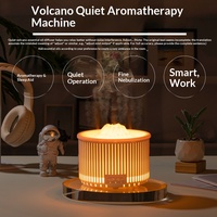 Difusor de Aromaterapia Volcano, Humidificador Doméstico de Alta Capacidad (0.5-1L), Compacto, Ultrasónico, para Aceites Esenciales, con Difusión Automática de Aroma