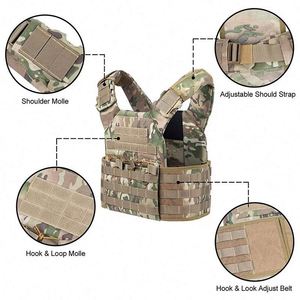 Chaleco Táctico Personalizado para Hombre, Impermeable, para Deportes al Aire Libre, Equipo de Entrenamiento, Venta al Por Mayor de Fábrica BSCI - Product Image 5