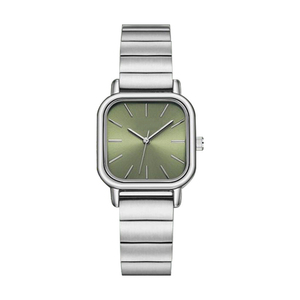 Orologio quadrato al quarzo in stile Business moda orologio in acciaio inossidabile per <span class=keywords><strong>uomo</strong></span> e donna - Product Image 3