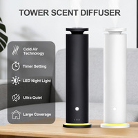 NOUVEAU PRODUIT 2026 : Diffuseur de parfum électronique rond LED avec veilleuse pour restaurants commerciaux et villas