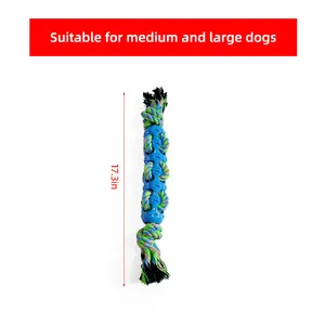 Wholesale Cotton Pet Toy Sets Pet Interactive Toys Puppy Teething Non-toxic Eco-friendly Cotton Rope Knot Dog Chew Toy