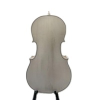 1/8-4/4 Handmade Cello 4/4 Handmade White Cello European Spruce Maple Unvarnished Cello