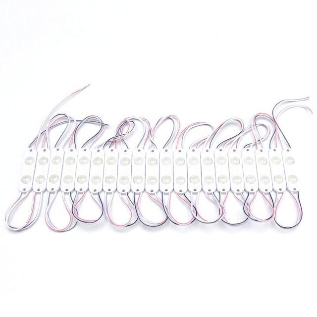 12v Led Modules for Light Advertising and Backlighting Module 2 Lens 45*13mm Ip65 Waterproof 0.48W