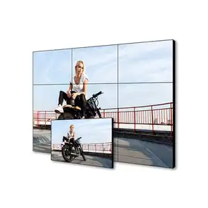 55 Inch 3x3 DID 4K Video Wall Panel Controller Ultra Slim Advertising Screen Display Splicing Screen Indoor 6mm SDK 17 Asianda