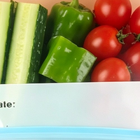 Sacs de congélation réutilisables en PE avec fermeture éclair coulissante, vente en gros d'usine, pour étiquetage, idéaux pour la cuisine, le réfrigérateur et les aliments pour animaux de compagnie