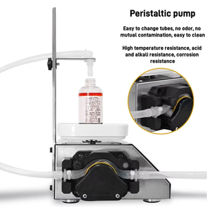 Machine de remplissage de liquides par pesage 10-1000 ml pour colle, potions, parfum, vin rouge, sauce soja, boissons en sachets, bouteilles en plastique et en verre - Product Image 4