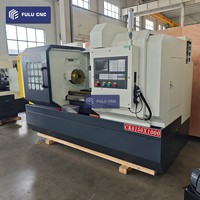 Tour CNC robuste CK6150 Fanuc/Universal Combo à banc plat horizontal pour tournage de métaux avec programmation conversative et filetage