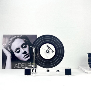 Adorno de Fonógrafo Retro de Acrílico Personalizado, Decoración de Escritorio de Estilo Nórdico - Product Image 4