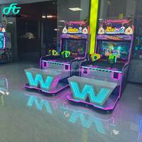 Machine d'arcade de tir de balles aquatiques Funtime pour 2 joueurs, machine de jeu à monnayeur avec loterie pour centre de jeux